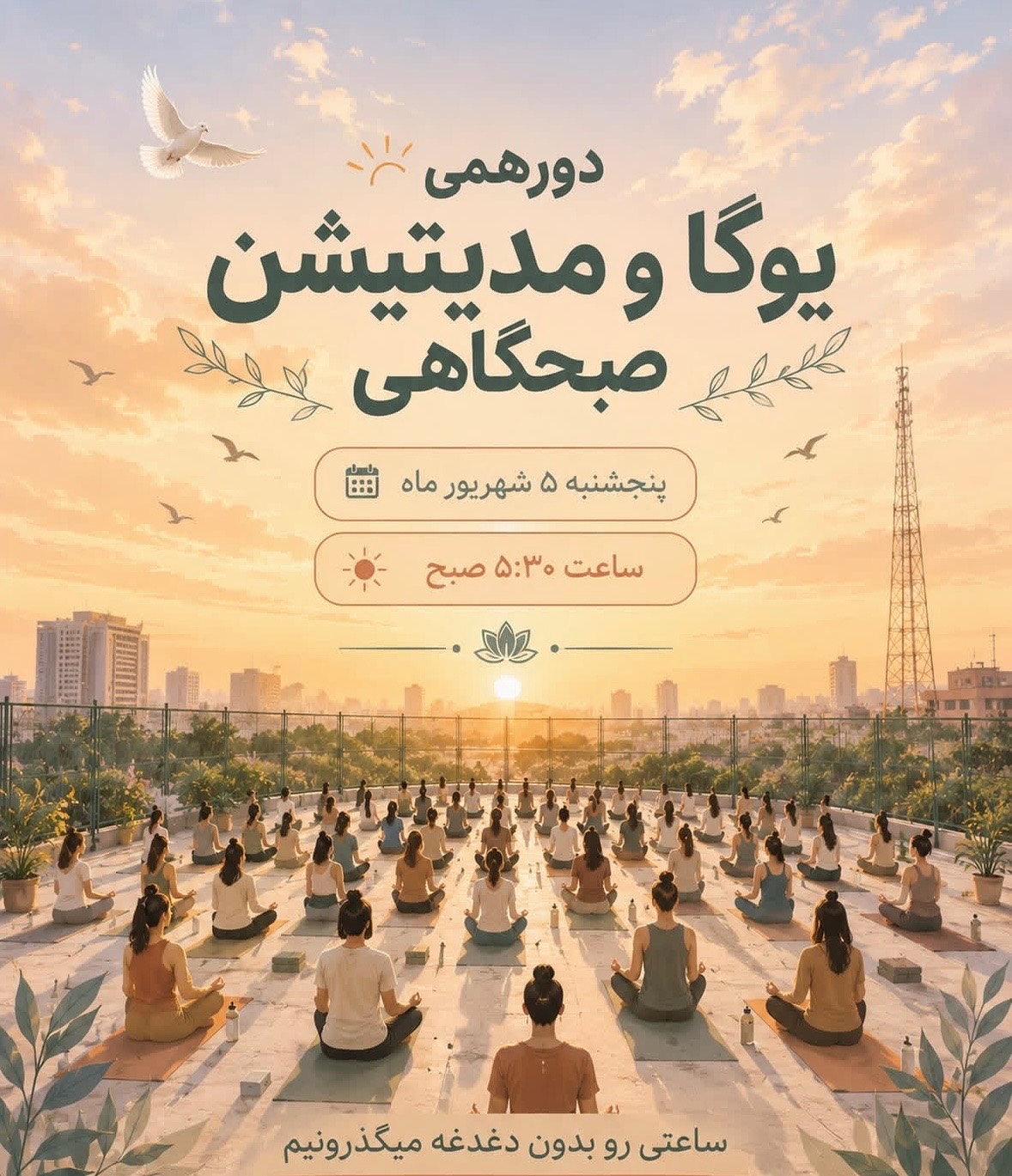 یوگا و مدیتیشن صبحگاهی