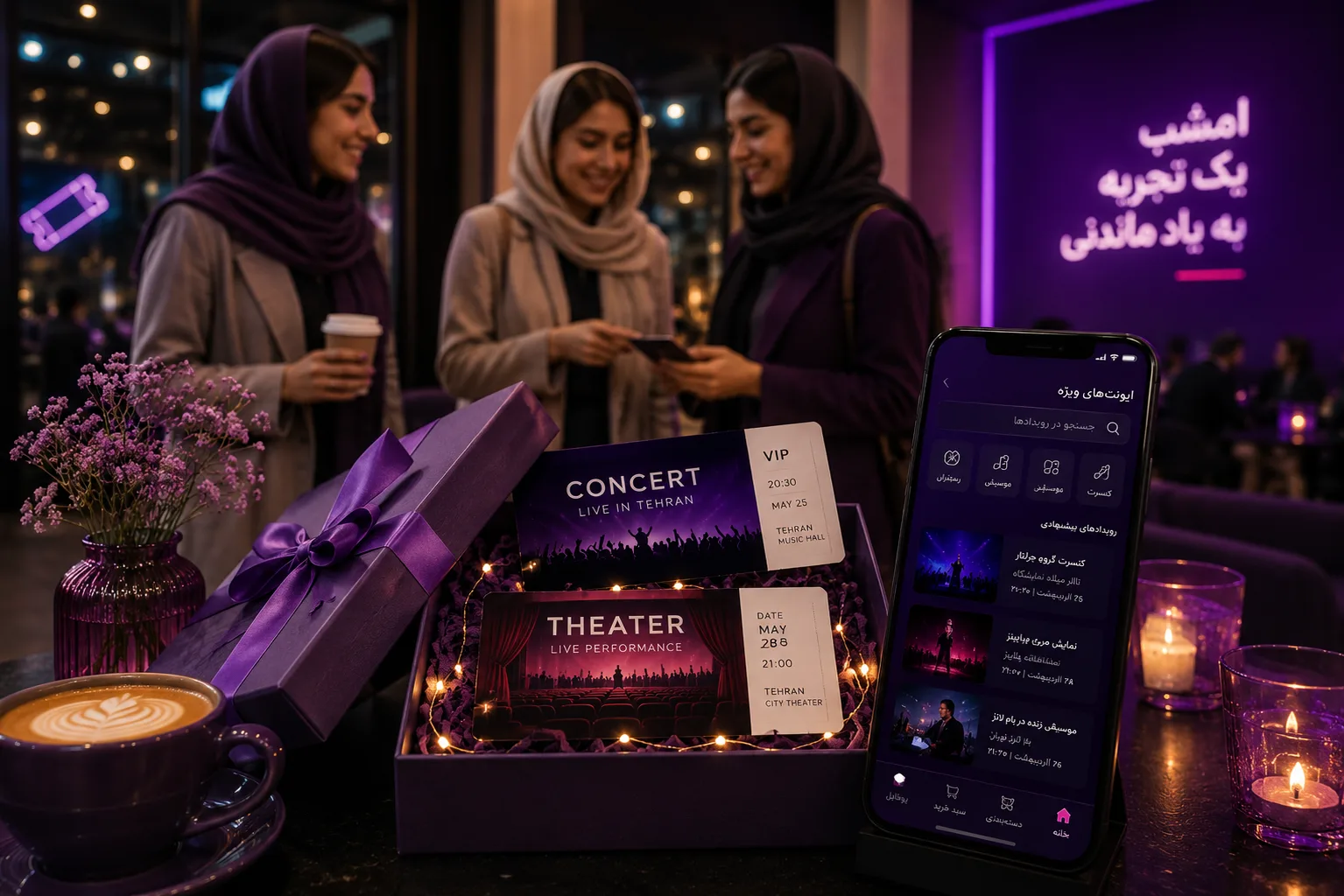 به‌جای هدیه‌های تکراری، یک ایونت هدیه بده؛ از کنسرت و تئاتر تا ساختن یک خاطره ماندگار